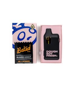 BAKED BAR – DISPOSABLE RECHARGEABLE VAPE CART – DIAMONDS + THCA BLEND – 2GM (2000MG)