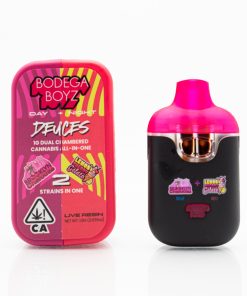 BODEGA BOYZ – DISPOSABLE RECHARGEABLE VAPE CART – DUAL CHAMBERED LIVE RESIN CART – 1G (1000MG)