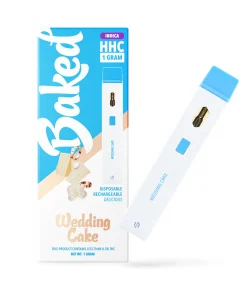 Baked 1 Gram HHC Disposable Vape WEDDING CAKE