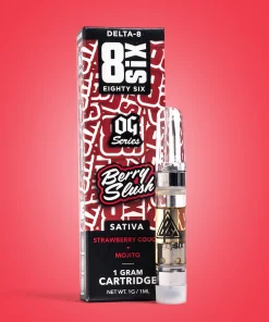 Berry Slush Delta-8 THC Vape Cartridge (Strawberry Cough)