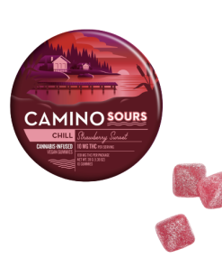 Kiva Camino Sours Strawberry Sunset 100mg Tin (10ct)