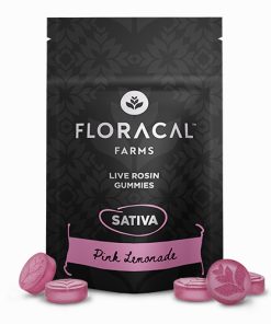 Live Rosin Pink Lemonade Gummies