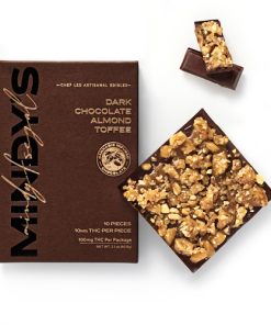 Dark Chocolate Almond Toffee Bar