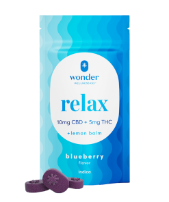 Relax 2:1 Blueberry Gummies