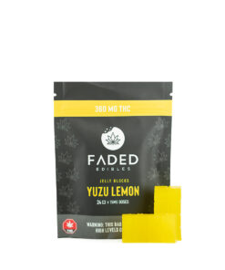 Faded Cannabis Co. Yuzu Lemon Jelly Blocks